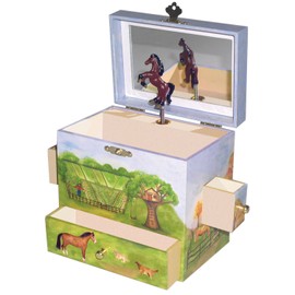 Enchantmints Horse Ranch Music Jewelry Box
