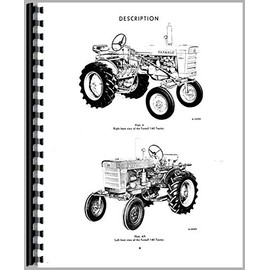 Farmall 140 Tractor Operators Manual (Agricultural)