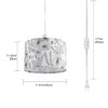 IHENGYANLT 2 Pack Plug in Pendant Light, Hanging Light with