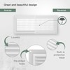 Vent Systems 3" x 10" Inch (Opening Dimensions) White Plastic