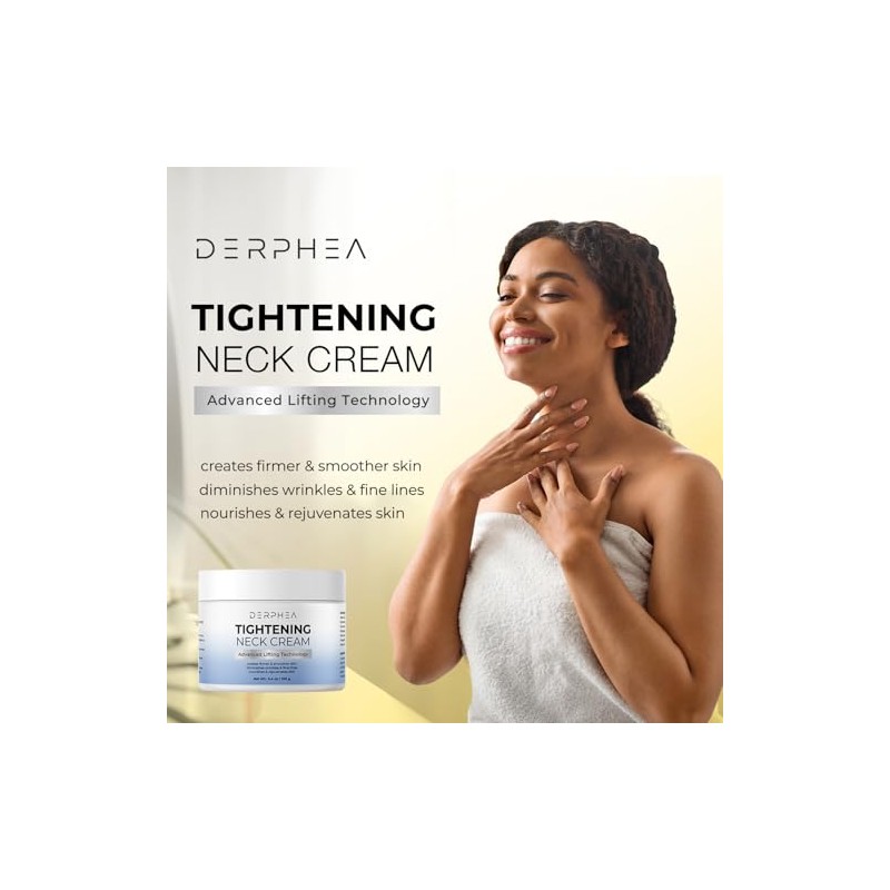 Crema Apriete Cuello Derphea Mejora Facial Instantánea Avanzada Relajar Apretar