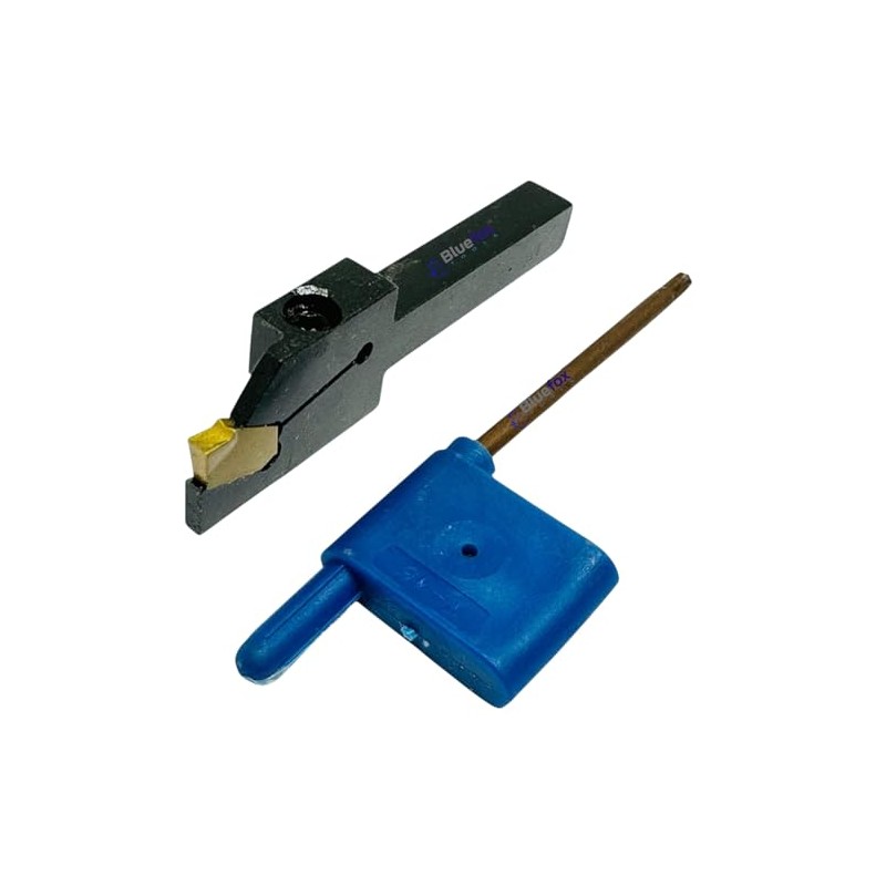 Mini Lathe 8MM Indexable Cut Off Tool Holder with Carbide