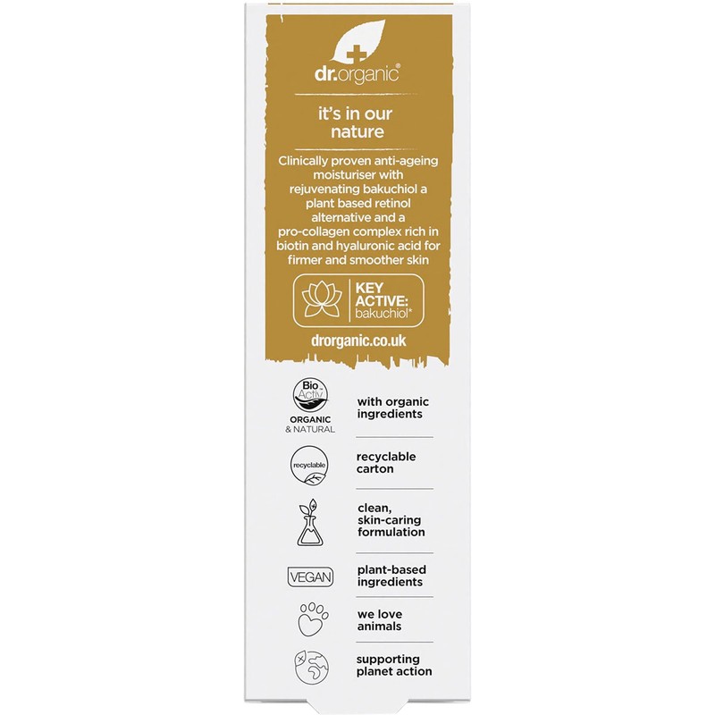 DR ORGANIC Pro Collagen Plus+ Anti-Ageing Moisturiser Bakuchiol 50ml