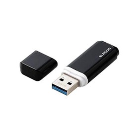 Elecom MF-BBU3128GWH USB Memory, USB 3.1 (Gen1), Supports Security Functions [128GB/Cap Type/White]