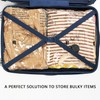8 XL Travel Vacuum Storage Bags for Clothing with Hand