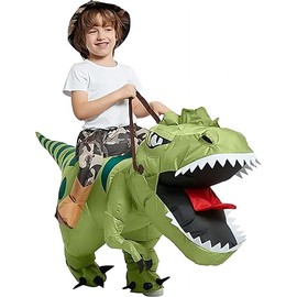 FXICH Inflatable Dion Costumes, Inflatable Dinosaur Costume, Adult Dinosaur Suit, Carnival, Party, Dino Costume, Men and Women (120 cm - 150 cm)