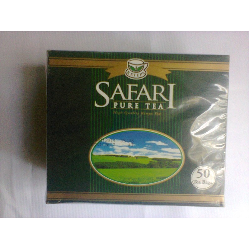 Safari Pure Kenya Tea - 50ct Enveloped Tea Bags