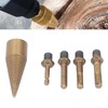 5Pcs Firewood Drill Bit 32mm Wood Log Splitter C45 Steel