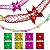 AUXHCYL 8Pcs Christmas Ceiling Decorations, Foil Christmas Hanging Garlands for