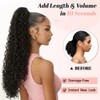 Long Curly Wavy Claw Clip Ponytail Extension 22inch Hairpiece for