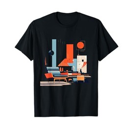 Retro Furnishings - Abstract Furniture Mid Century Modern T-Shirt