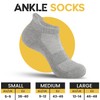 WEARPEER 6 Pairs Ankle Socks for Men & Women Breathable