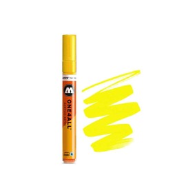 MOLOTOW One4all Acrylic Paint Markers 4 mm, Neon Yellow Fluorescent 220 (227.229)