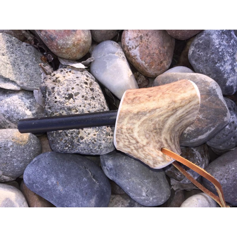 Lost River Leather Elk Antler Handle Ferro Rod Fire Starter