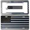 American Flag License Plate, Frame, and Key Tag Combo kit