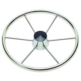 Schmitt 17" Six Spoke Destroyer Style, Stainless Steel