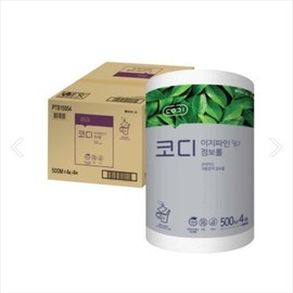 Cody Easy Fine Jumbo Roll 300MX4 Roll / 코디 이지파인 점보롤 300MX4롤X4팩 2겹 물에 잘 풀리는 무향 친환경 화장지(무료배송)