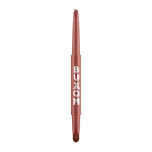 Buxom Power Line Plumping Lip Liner, Long Lasting and Retractable Lip Liner, Moisturizing with Peptides and Vitamin E for Plump, Cruelty Free