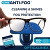 OPTICALINEA ULTRA ANTI-FOG LENS CLEANING WIPES (100 count) and ECOFRIENDLY