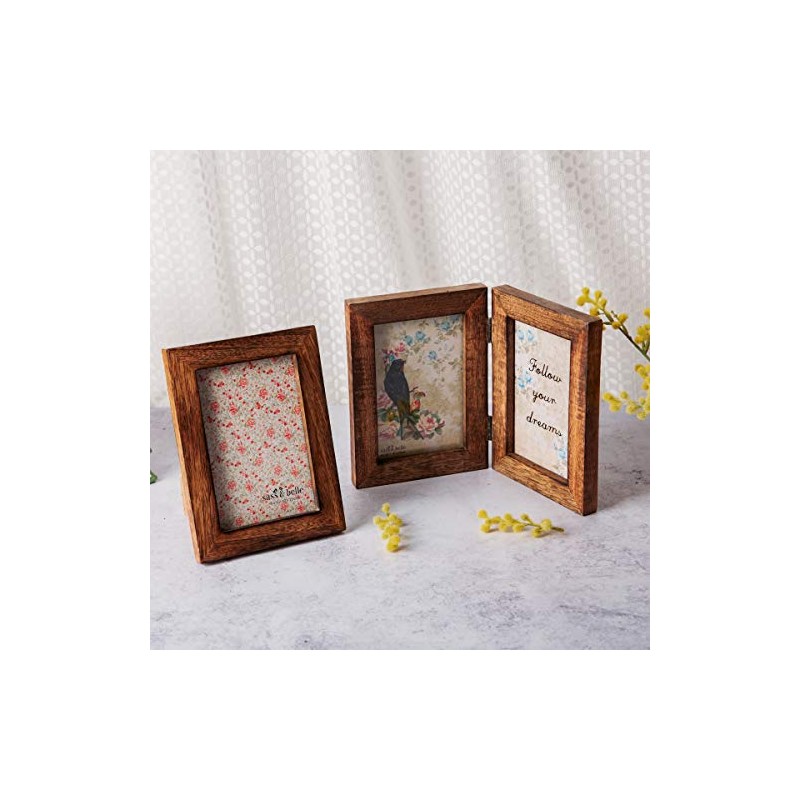Sass & Belle Dark Brown Wood Photo Frame