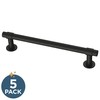 Franklin Brass Francisco Cabinet Pull, Matte Black, 5-1/16 in (128mm)