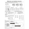 QINAIXQM Mortice Locks, Sliding Door Lock, Square Lock Cylinder, Pocket