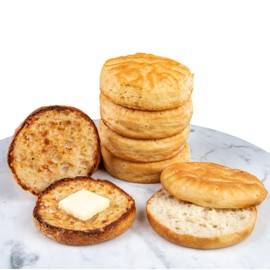 Katz Gluten Free English Muffins Free of Dairy, Eggs, Tree Nuts and Peanuts, Kosher 11oz (3pk)