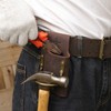 TOURBON Leather Tool Holder Plier Pouch Steel Loop Hammer Holster