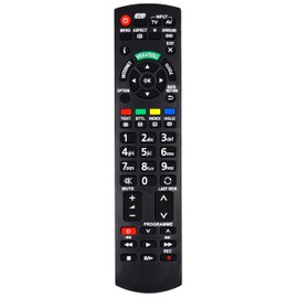 Replacement Remote Control for Panasonic TV TX-L32ET5YW TX-L32ETW5 TX-L32ETW5W TX-L37D28 TX-L37D28B TX-L37D28BS