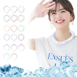 Cool Ring, Ice Neck Ring, Neck Cooler, Repeated Use, Neck Ring, Cooling, Ego Cooler, Work or School, Naturally Freezing, Cold Sensation, Cold Ring, For Extreme Heat Protection, Unisex, Heat