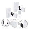 OHPHCALL Pack Bat Hangers Wall Mount Multi-Functional Bat Stand Natural
