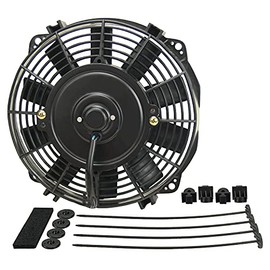 Derale 16908 8" Dyno-Cool High Performance Electric Fan, Black