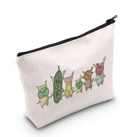 Game Lover Gift Novelty Gaming Friends Zipper Pouch Makeup Bag (B-ZeldaFri CA)