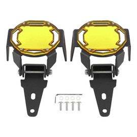 Motocycle Fog Light Guard Protective Cover LED Lamp Protector Fit for R1200GS/R1250GS Adventure LCYellow