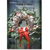 doodlecards Neighbours Christmas Card Wreath Medium Size Christmas Card for
