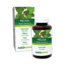 Lemon Balm (Melissa officinalis) Leaves Naturalma - 150 g - 300 Tablets - Food Supplement - Natural and Vegan