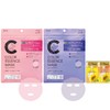 Hadabisei Color Essence Mask Pink Purple Set with Bonus |