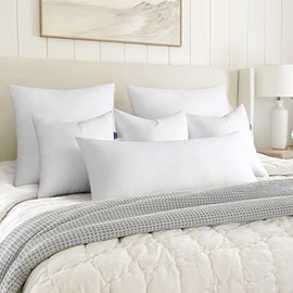 MIULEE MIULEE 16x20 Inch Throw Pillow Insert Premium Throw Pillow Virgin Microfiber Stuffer Rectangle Pillow for Sofa Bed Couch