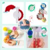Changyeah 4 Pcs Pompom Makers Kit Plastic Pom Pom Making