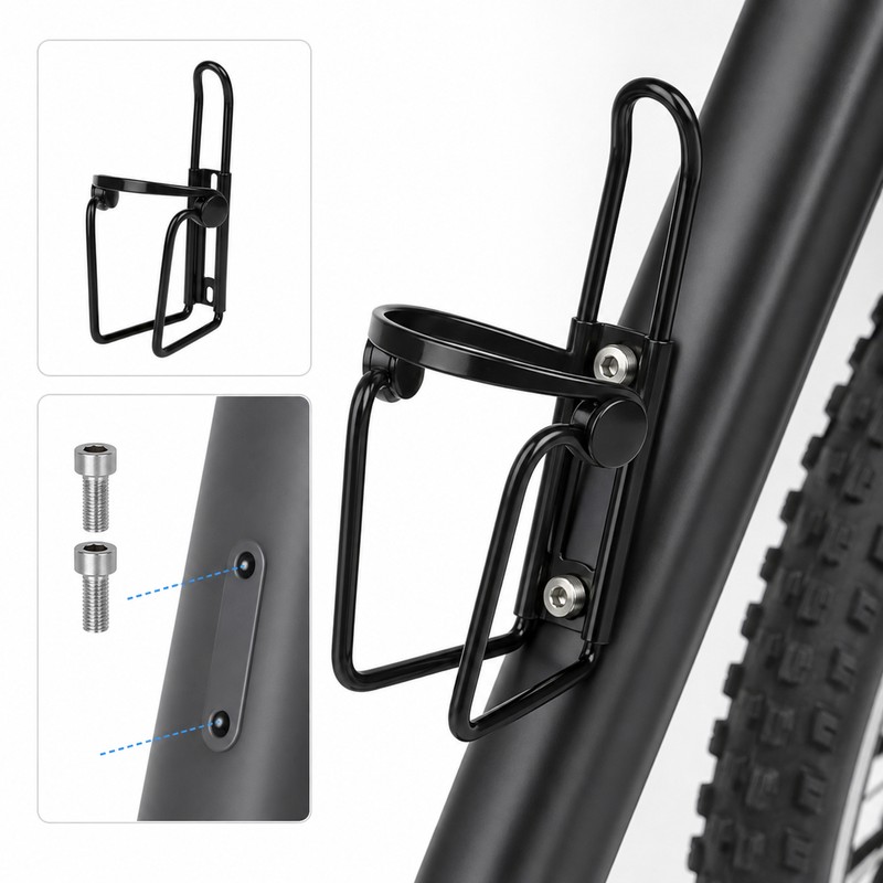 Bike Bottle Holder for Road and Mountain Bikes - Lightweight