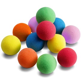 oazoxcx Pack of 12 Soft Foam Balls - Soft Balls for Safe Indoor Toy Fun - Vibrant Balls Unique Birthday Gifts for Boys and Girls