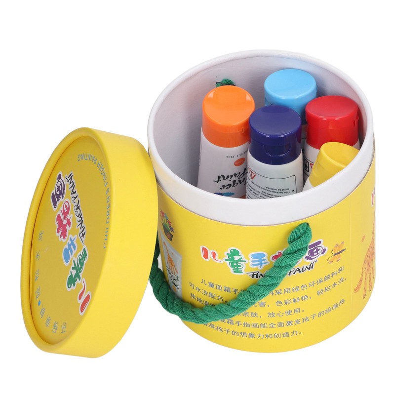 6pcs Finger Paint Safe Washable Eco Friendly Enlightenment Toy Finger