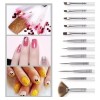 Veraly 15 Pinceles Suaves Para Mano Alzada Decoracion De Uñas
