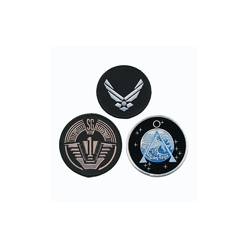 Stargate SG-1 Uniform Costume Patch Set of 3 Iron on