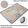 Tektalk Jigsaw Puzzle Board with Puzzle Dustproof Cover Up to