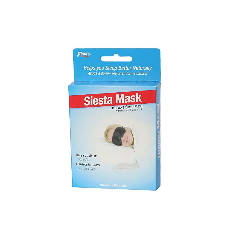 Sleep Mask with Double Elastic Bands - Blue