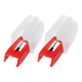 Parthan Pack of 2 Turntable Needle for Vinyl Records, Replacement Accessories for Turntable and Phonograph, Crystal Clear Sound, Replacement Needles Compatible with Record Players