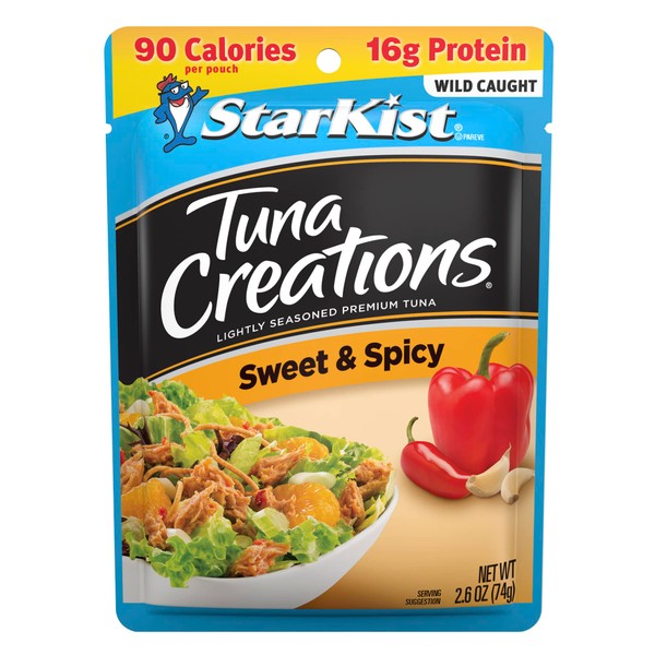 StarKist Tuna Creations, Sweet & Spicy, 2.6 Oz, Packaging May Vary, Pack of 12