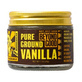 Organic Pure Ground Vanilla Powder | Pure Madagascar Grade A for Bakers, Chefs, Ice Cream Makers, and Home Cooks | Beyond Good Vanilla