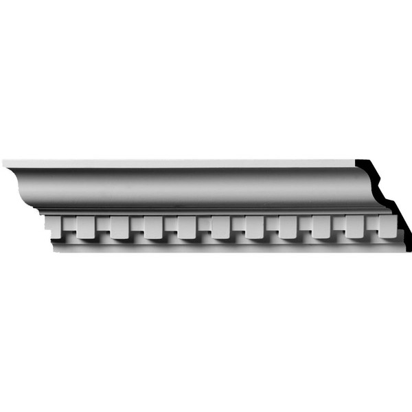 Ekena Millwork MLD05X03X05DE Dentil Crown Moulding, 4 5/8"H x 2